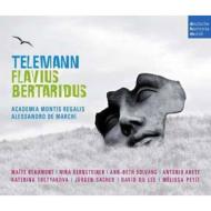 【輸入盤】 Telemann テレマン / 歌劇『フラヴィウス・ベルタリドゥス』全曲　デ・マルキ＆アカデミア・モンティス・レガリス、M．ボーモン、ソルヴァング、他（2011　ステレオ）（3CD） 【CD】