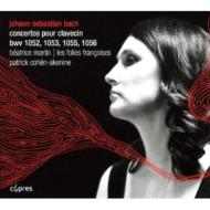 【輸入盤】 Bach, Johann Sebastian バッハ / Keyboard Concerto, 1, 2, 4, 5, : B.martin(Cemb) Cohen-akenine / Les Folies Francoises 【CD】