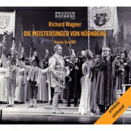 【輸入盤】 Wagner ワーグナー / 『ニュルンベルクのマイスタージンガー』全曲　ワルベルク＆ウィーン国立歌劇場、ヴィーナー、ホッター、デラ・カーザ、他（1961　モノラル）（4CD） 【CD】