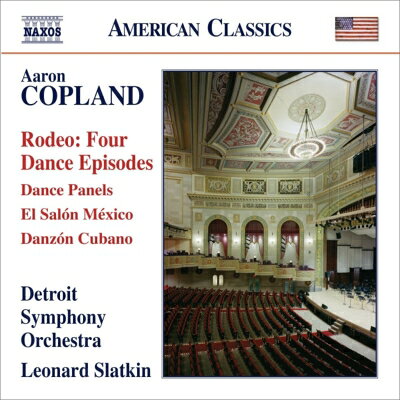 【輸入盤】 Copland コープランド / ロデオ エル サロン メヒコ ダンス パネル キューバ舞曲 L．スラトキン＆デトロイト響 【CD】