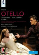 出荷目安の詳細はこちら商品説明ムーティ、ザルツブルク音楽祭での『オテロ』「Tutti Verdi」のシリーズで日本語字幕付きで再発売以前に発売されていた、2008年ザルツブルク音楽祭での『オテロ』（701408）と同じ映像ですが、今回、「Tutto Verdi」のシリーズに組み込まれ、日本語字幕と特典映像が付けられての再発売になりました。　ムーティがウィーン・フィルを指揮して、スカラ座時代とはまた異なった力強くもしなやかな『オテロ』を演奏しています。なお、スカラ座での上演と同様、第3幕の一部に後のパリ上演の際に改訂された音楽を採用しています。　歌手は若手を多く起用。デズデーモナのマリーナ・ポプラフスカヤは、この後METやロイヤル・オペラでプリマドンナにのし上ったのはご承知の通り。タイトルロールのアレクサンドルス・アントネンコもここでの大抜擢によって国際的に広く活用するようになりました。一方、イヤーゴにはスペインのベテラン、カルロス・アルバレスを起用して存在感を強めています。スティーヴン・ラングリッジの演出は、伝統的な衣装を用いつつ、全編に渡って黒を多用した陰鬱な雰囲気を醸しています。（キングインターナショナル）【収録情報】・ヴェルディ：歌劇『オテロ』全曲　アレクサンドルス・アントネンコ（T オテロ）　マリーナ・ポプラフスカヤ（S デズデモナ）　カルロス・アルバレス（Br イヤーゴ）　バルバラ・ディ・カストリ（Ms エミーリア）　スティーヴン・コステロ（T カッシオ）　アントネッロ・チェロン（T ロデリーゴ）　ミハイル・ペトレンコ（Bs ロドヴィーコ）　シモーネ・デル・サヴィオ（Br モンターノ）　ウィーン国立歌劇場合唱団　ザルツブルク音楽祭児童合唱団　ウィーン・フィルハーモニー管弦楽団　リッカルド・ムーティ（指揮）　演出：スティーヴン・ラングリッジ　美術：ジョージ・ソーグライズ　衣裳：エンマ・ライオット　照明：ジュゼッペ・ディ・ロリオ　収録時期：2008年8月5-10日　収録場所：ザルツブルク祝祭大劇場（ライヴ）・ボーナス映像：「オテロ」について（字幕：伊英のみ）　収録時間：本編143分＋ボーナス10分　画面：カラー、16:9　音声：DTS 5.1 / PCM Stereo　本編字幕：伊英独仏西中韓日　NTSC　Region All