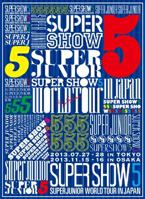 Super Junior スーパージュニア / SUPER JUNIOR WORLD TOUR SUPER SHOW5 in JAPAN 【初回生産限定盤】 (3DVD) 【DVD】