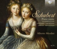 【輸入盤】 Schubert シューベルト / ピアノ小品集　アルベルト・ミオディーニ（4CD） 【CD】
