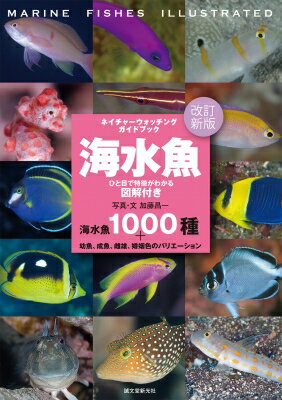 海水魚　ひと目で特徴がわかる図解付き 1000種+幼魚、成魚、雌雄、婚姻色のバリエーション ネイチャーウォッチングガイドブック / 加藤..