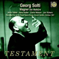 【輸入盤】 Wagner ワーグナー / 『ワルキューレ』全曲　ゲオルグ・ショルティ＆コヴェント・ガーデン王立歌劇場、ハンス・ホッター、ジョン・ヴィッカーズ、他（1961　モノラル）（4CD） 【CD】