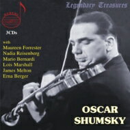 【輸入盤】 オスカー・シュムスキー名演集1948～82－レジェンダリー・トレジャーズ（3CD） 【CD】