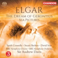 【輸入盤】 Elgar エルガー / オラトリオ『ゲロンティアスの夢』、歌曲集『海の絵』　アンドルー・デイヴィス＆BBC響、コノリー、他（2SACD） 【SACD】