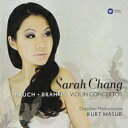 Brahms ブラームス / Violin Concerto: Sarah Chang(Vn) Masur / Dresden Po +bruch: Concerto, 1, 【CD】