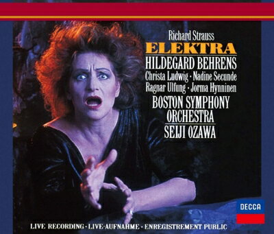 出荷目安の詳細はこちら商品説明小澤征爾 名盤2CDリヒャルト・シュトラウス：『エレクトラ』ベーレンス、ルートヴィヒ、ボストン交響楽団1988年11月にボストンのシンフォニー・ホールで行なわれた、セミステージ方式上演のライヴ録音。作品の知的な解釈とドラマティックな表現のベーレンスとルートヴィヒ。小澤征爾のタクトによるオーケストラのそれぞれの音と密接に関連づけられた独唱が見事です。ベーレンスは劇的な効果を迅速に歌いあげ、クリスタ・ルートヴィヒが血液も凝結しそうな壮絶な苦痛の悲鳴を聴かせてくれます。久々の国内盤再発売です。（ユニバーサル ミュージック）【収録情報】● R.シュトラウス：歌劇『エレクトラ』全曲　ヒルデガルト・ベーレンス（エレクトラ）　クリスタ・ルートヴィヒ（クリテムネストラ）　ナディーヌ・セクンデ（クリソテミス）　ヨルマ・ヒュンニネン（オレスト）　ラグナー・ウルフング（エギスト）、他　タングルウッド祝祭合唱団　ボストン交響楽団　小澤征爾（指揮）　録音時期：1988年11月　録音場所：ボストン、シンフォニー・ホール　録音方式：ステレオ（デジタル／ライヴ）曲目リストDisc11.歌劇≪エレクトラ≫ フーゴー・フォン・ホフマンスタールによる1幕の悲劇 エレクトラはどこにいるのかしら? (下女たち、監視の女)/2.歌劇≪エレクトラ≫ フーゴー・フォン・ホフマンスタールによる1幕の悲劇 ひとりだ! なんと悲しいこと、ひとりだ (エレクトラ)/3.歌劇≪エレクトラ≫ フーゴー・フォン・ホフマンスタールによる1幕の悲劇 エレクトラ!-あの顔! (クリソテミス、エレクトラ)/4.歌劇≪エレクトラ≫ フーゴー・フォン・ホフマンスタールによる1幕の悲劇 私はあなたのようにすわって、闇を見つめていることはできません (クリソテミス、エレクトラ)/5.歌劇≪エレクトラ≫ フーゴー・フォン・ホフマンスタールによる1幕の悲劇 やかましい音がする (エレクトラ、クリソテミス)/6.歌劇≪エレクトラ≫ フーゴー・フォン・ホフマンスタールによる1幕の悲劇 なんの用なの? みんなご覧、あれを! (クリテムネストラ)/7.歌劇≪エレクトラ≫ フーゴー・フォン・ホフマンスタールによる1幕の悲劇 神々だって! あんた自身女神じゃないの (エレクトラ、クリテムネストラ、腹心の侍女、裾持ち女)/8.歌劇≪エレクトラ≫ フーゴー・フォン・ホフマンスタールによる1幕の悲劇 そんなことは聞きたくない! (クリテムネストラ)/9.歌劇≪エレクトラ≫ フーゴー・フォン・ホフマンスタールによる1幕の悲劇 私は安らかな夜をすごすことができないの (クリテムネストラ、エレクトラ)/10.歌劇≪エレクトラ≫ フーゴー・フォン・ホフマンスタールによる1幕の悲劇 もしも正しい血のいけにえが手斧の下でほふられるなら (エレクトラ、クリテムネストラ)/11.歌劇≪エレクトラ≫ フーゴー・フォン・ホフマンスタールによる1幕の悲劇 だれの血が流れるかって? あんた自身の首根っこさ (エレクトラ)/12.歌劇≪エレクトラ≫ フーゴー・フォン・ホフマンスタールによる1幕の悲劇 明かりを! もっと明かりを! (クリテムネストラ、エレクトラ)Disc21.歌劇≪エレクトラ≫ フーゴー・フォン・ホフマンスタールによる1幕の悲劇 オレストが! オレストが死んだ! (クリソテミス、エレクトラ、若い下男、老いたる下男)/2.歌劇≪エレクトラ≫ フーゴー・フォン・ホフマンスタールによる1幕の悲劇 今となっては私たちによってなしとげられねばならない (エレクトラ、クリソテミス)/3.歌劇≪エレクトラ≫ フーゴー・フォン・ホフマンスタールによる1幕の悲劇 なんてあんたは強いんだろう! (エレクトラ、クリソテミス)/4.歌劇≪エレクトラ≫ フーゴー・フォン・ホフマンスタールによる1幕の悲劇 それなら、ひとりで! (エレクトラ)/5.歌劇≪エレクトラ≫ フーゴー・フォン・ホフマンスタールによる1幕の悲劇 見知らぬ人、なんの用があるの? (エレクトラ、オレスト)/6.歌劇≪エレクトラ≫ フーゴー・フォン・ホフマンスタールによる1幕の悲劇 オレスト! (エレクトラ、オレスト)/7.歌劇≪エレクトラ≫ フーゴー・フォン・ホフマンスタールによる1幕の悲劇 やるつもりなの? ひとりで? かわいそうな子よ? (エレクトラ、オレスト)/8.歌劇≪エレクトラ≫ フーゴー・フォン・ホフマンスタールによる1幕の悲劇 あなたがたはどうかしたのか、かすかな息さえも (オレストの後見人)/9.歌劇≪エレクトラ≫ フーゴー・フォン・ホフマンスタールによる1幕の悲劇 彼に斧を渡すことができなかった! (エレクトラ、クリソテミス、4人の下女、6人の下女)/10.歌劇≪エレクトラ≫ フーゴー・フォン・ホフマンスタールによる1幕の悲劇 おい! 明かりだ! 明かりだ! 明かりで照らしてくれる者はいないのか? (エギスト、エレクトラ)/11.歌劇≪エレクトラ≫ フーゴー・フォン・ホフマンスタールによる1幕の悲劇 エレクトラ! ねえさん! 私たちといっしょにいらっしゃい! (クリソテミス、声)/12.歌劇≪エレクトラ≫ フーゴー・フォン・ホフマンスタールによる1幕の悲劇 聞こえないかって? あの音楽が聞こえないかって? (エレクトラ)/13.歌劇≪エレクトラ≫ フーゴー・フォン・ホフマンスタールによる1幕の悲劇 聞こえないの、人びとは彼を (クリソテミス、エレクトラ)/14.歌劇≪エレクトラ≫ フーゴー・フォン・ホフマンスタールによる1幕の悲劇 黙って、踊りなさい。皆、ここへいらっしゃい! (エレクトラ、クリソテミス)