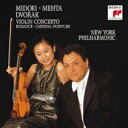 Dvorak ドボルザーク / ヴァイオリン協奏曲、ロマンス、序曲『謝肉祭』 五嶋みどり、メータ&ニューヨーク・フィル 【CD】