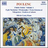 Poulenc プーランク / <ピアノ作品集1>夜想曲 / 間奏曲 / 村人たち / 他　カザール 輸入盤 【CD】