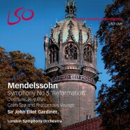 【輸入盤】 Mendelssohn メンデルスゾーン / 交響曲第5番『宗教改革』、『ルイ・ブラス』、『静かな海と楽しい航海』　ガーディナー＆ロンドン響（SACD＋ブルーレイ・オーディオ） 【SACD】