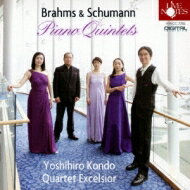 Schumann / Brahms / Piano Quintet: 近藤嘉宏(P) Quartet Excelsior クァルテット エクセルシオ 【CD】