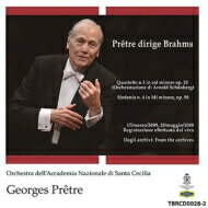 Brahms ブラームス / 交響曲第4番、ピアノ四重奏曲第1番（シェーンベルク編曲管弦楽版）　プレートル＆ローマ聖チェチーリア国立音楽院管弦楽団（2009、2010　ステレオ） 【CD】