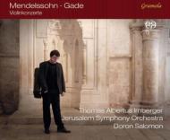 【輸入盤】 Mendelssohn メンデルスゾーン / Violin Concerto: Irnberger(Vn) D.salomon / Jerusalem So +gade: Concerto 【SACD】
