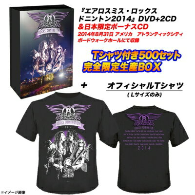 【送料無料】 Aerosmith エアロスミス / Aerosmith Rocks Donington 2014 (+CD)(+Tシャツ　(Lサイズ))(限定盤) 【DVD】