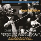 【輸入盤】 Shostakovich ショスタコービチ / 交響曲第5番『革命』、第9番　チェリビダッケ＆スウェーデン放送響（1967、64ステレオ） 【CD】