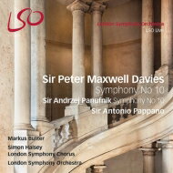 【輸入盤】 マクスウェル・デイヴィス、ピーター（1934-2016） / マクスウェル・デイヴィス：交響曲第10番、パヌフニク：交響曲第10番　パッパーノ＆ロンドン響 【SACD】
