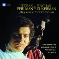 【送料無料】 『2つのヴァイオリンのための作品集〜バルトーク、ショスタコーヴィチ、プロコフィエフ、モシュコフスキ』　パールマン、ズッカーマン（2CD） 【CD】