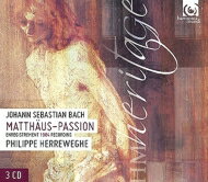 【送料無料】 Bach, Johann Sebastian バッハ / マタイ受難曲　ヘレヴェッヘ＆シャペル・ロワイヤル、コレギウム・ヴォカーレ、クルック、他（1984）（3CD） 輸入盤 【CD】