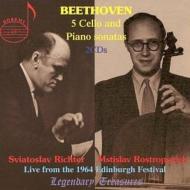 【輸入盤】 Beethoven ベートーヴェン / チェロ・ソナタ全集　ロストロポーヴィチ（vc）リヒテル（p）(2CD) 【CD】