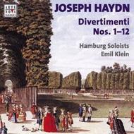 yAՁz Haydn nCh / Divertimenti.1-12: Klein / Hamburg Soloists yCDz