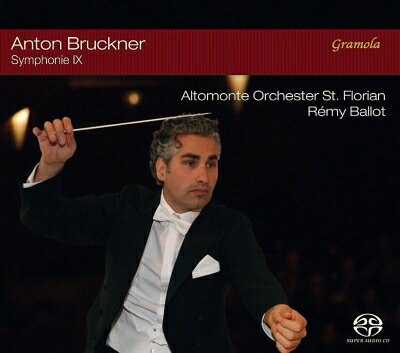 【輸入盤】 Bruckner ブルックナー / 交響曲第9番　レミ・バロー＆ザンクト・フローリアン・アルトモンテ管弦楽団（+CD：2台ピアノ版収録） 【SACD】 hmvjapan-29125045 HMV&BOOKS online 1号店 パッケージ画像