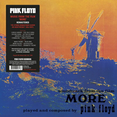 Pink Floyd ピンクフロイド / More (アナログレコード) 【LP】