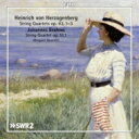 【輸入盤】 ヘルツォーゲンベルク(1843-1900) / ヘルツォーゲンベルク: 弦楽四重奏曲集Op.42、ブラームス: 弦楽四重奏曲第1番 ミンケ弦楽四重奏...