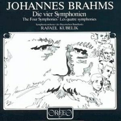 Brahms ブラームス / ブラームス交響曲全集：クーベリック指揮＆バイエルン放送交響楽団 (4枚組アナログレコード) 【LP】 hmvjapan-28539888 HMV&BOOKS online 1号店 パッケージ画像