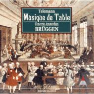 Telemann e} / Tafelmusik(Hlts): Bruggen / Concerto Amsterdam yCDz