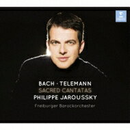 Bach, Johann Sebastian バッハ / Cantata, 82, 170, : Jaroussky(Ct) Freiburg Baroque O +telemann: Cantatas 【CD】