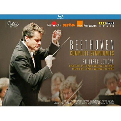 Beethoven ベートーヴェン / 交響曲全集　フィリップ・ジョルダン & パリ・オペラ座管弦楽団(3BD) 【BLU-RAY DISC】 hmvjapan-27128476 HMV&BOOKS online 1号店 パッケージ画像