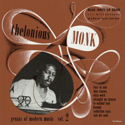Thelonious Monk セロニアスモンク / Genius Of Modern Music Vol.2 【SHM-CD】