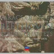 Beethoven ベートーヴェン / 弦楽四重奏曲第7番『ラズモフスキー第1番』、第10番『ハープ』　タカーチ四重奏団 【SHM-CD】