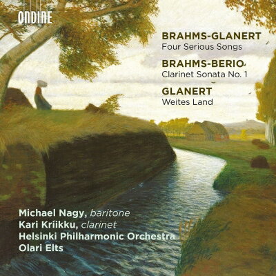 【輸入盤】 Brahms ブラームス / クラリネット・ソナタ第1番(ベリオ編管弦楽版)、前奏曲と厳粛な歌(4つの厳粛な歌、グラナート編)　カリ・クリーク、ミヒャエル・ナジ、エルツ &amp; ヘルシンキ・フィル 【CD】