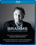 Brahms ブラームス / 交響曲全集　トーマス・ヘンゲルブロック &amp; 北ドイツ放送エルプフィル（2016年5月22日ライヴ） 【BLU-RAY DISC】