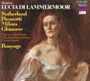 【輸入盤】 Donizetti ドニゼッティ / 『ランメルモールのルチア』全曲　ボニング＆コヴェント・ガーデン王立歌劇場、ジョーン・サザーランド、ルチアーノ・パヴァロッティ、他（1971　ステレオ）（3CD） 【CD】