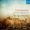 出荷目安の詳細はこちら内容詳細テレマンが、生涯1度のパリ滞在中に書かれた新四重奏曲集の全曲盤。テレマンの円熟期の傑作で、四重奏曲の模範とまで言われ、全6曲がフランス組曲形式を採っている。ジ・エイジ・オブ・パッションズはこれが国内デビュー盤となり、個性的な精鋭たちが集い、濃やかで緻密な演奏を聴かせている。★(T)(CDジャーナル　データベースより)曲目リストDisc11.四重奏曲 第1番 ニ長調 TWV43:D3 Prelude. Vivement/2.四重奏曲 第1番 ニ長調 TWV43:D3 Tendrement/3.四重奏曲 第1番 ニ長調 TWV43:D3 Vite/4.四重奏曲 第1番 ニ長調 TWV43:D3 Gaiment/5.四重奏曲 第1番 ニ長調 TWV43:D3 Moderement/6.四重奏曲 第1番 ニ長調 TWV43:D3 Vite/7.四重奏曲 第2番 イ短調 TWV43:a2 Allegrement/8.四重奏曲 第2番 イ短調 TWV43:a2 Flatteusement/9.四重奏曲 第2番 イ短調 TWV43:a2 Legerement/10.四重奏曲 第2番 イ短調 TWV43:a2 Un peu vivement/11.四重奏曲 第2番 イ短調 TWV43:a2 Vite/12.四重奏曲 第2番 イ短調 TWV43:a2 Coulant/13.四重奏曲 第3番 ト長調 TWV43:G4 Prelude. Un peu vivement/14.四重奏曲 第3番 ト長調 TWV43:G4 Legerement/15.四重奏曲 第3番 ト長調 TWV43:G4 Gracieusement/16.四重奏曲 第3番 ト長調 TWV43:G4 Vite/17.四重奏曲 第3番 ト長調 TWV43:G4 Modere/18.四重奏曲 第3番 ト長調 TWV43:G4 Gai/19.四重奏曲 第3番 ト長調 TWV43:G4 LentementDisc21.四重奏曲 第4番 ロ短調 TWV43:h2 Prelude. Vivement/2.四重奏曲 第4番 ロ短調 TWV43:h2 Coulant/3.四重奏曲 第4番 ロ短調 TWV43:h2 Gai/4.四重奏曲 第4番 ロ短調 TWV43:h2 Vite/5.四重奏曲 第4番 ロ短調 TWV43:h2 Triste/6.四重奏曲 第4番 ロ短調 TWV43:h2 Menuet/7.四重奏曲 第5番 イ長調 TWV43:A3 Prelude. Vivement/8.四重奏曲 第5番 イ長調 TWV43:A3 Gai/9.四重奏曲 第5番 イ長調 TWV43:A3 Modere/10.四重奏曲 第5番 イ長調 TWV43:A3 Modere/11.四重奏曲 第5番 イ長調 TWV43:A3 Pas vite/12.四重奏曲 第5番 イ長調 TWV43:A3 Un peu gai/13.四重奏曲 第6番 ホ短調 TWV43:e4 Prelude. A discretion/14.四重奏曲 第6番 ホ短調 TWV43:e4 Gai/15.四重奏曲 第6番 ホ短調 TWV43:e4 Vite/16.四重奏曲 第6番 ホ短調 TWV43:e4 Gracieusement/17.四重奏曲 第6番 ホ短調 TWV43:e4 Distrait/18.四重奏曲 第6番 ホ短調 TWV43:e4 Modere