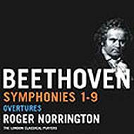 【送料無料】Beethoven ベートーヴェン / 交響曲全集　ノリントン指揮ロンドン・クラシカル・プレイヤーズ（5CD） 輸入盤 【CD】