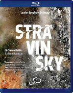 Stravinsky ストラビンスキー / ストラヴィンスキー：春の祭典、リゲティ：マカーブルの秘密、ヴェーベルン：6つの小品、他　サイモン・ラトル＆ロンドン交響楽団、バーバラ・ハンニガン（+DVD） 【BLU-RAY DISC】
