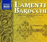 【輸入盤】 バロックの悲歌（ラメント）集　セルジオ・ヴァルトロ＆サン・ペトロニオ・カペラ・ムジカーレ・ソロイスツ（3CD） 【CD】