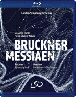 Bruckner ブルックナー / ブルックナー：交響曲第8番、メシアン：天の都市の色彩　サイモン・ラトル＆ロンドン交響楽団、ピエール＝ロラン・エマール（+DVD） 【BLU-RAY DISC】