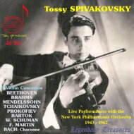 【輸入盤】 トッシー・スピヴァコフスキー／ヴァイオリン協奏曲ライヴ集＋『シャコンヌ』（4CD） 【CD】