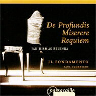 【輸入盤】 Zelenka ゼレンカ / De Profundis, Miserere, Requiem: Dombrecht / Il Fondamento 【CD】