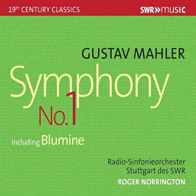 【輸入盤】 Mahler マーラー / 交響曲第1番『巨人』（花の章付き）　ロジャー・ノリントン＆シュトゥットガルト放送交響楽団 【CD】 hmvjapan-28056608 HMV&BOOKS online 1号店 パッケージ画像