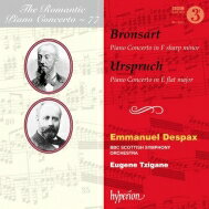 【輸入盤】 ウルシュプルフ、アントン（1850-1907） / ウルシュプルフ：ピアノ協奏曲、ブロンザルト：ピアノ協奏曲　エマニュエル・デスパックス、ユージン・ツィガーン＆BBCスコティッシュ交響楽団 【CD】