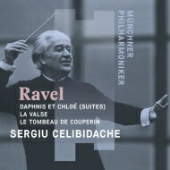 Ravel ラベル / 『ダフニスとクロエ』第1組曲 第2組曲 ラ ヴァルス クープランの墓 セルジウ チェリビダッケ＆ミュンヘン フィル 【Hi Quality CD】