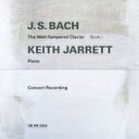 【輸入盤】 Bach, Johann Sebastian バッハ / 平均律クラヴィーア曲集 第1巻 キース・ジャレット(ピアノ)(1987年3月ライヴ)(2C...
