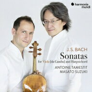 【輸入盤】 Bach, Johann Sebastian バッハ / ヴィオラ・ダ・ガンバ・ソナタ集　アントワン・タメスティ（ヴィオラ）、鈴木優人（チェンバロ） 【CD】